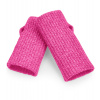 Beechfield Bezprstové zimné rukavice B397R Bright Pink one size Beechfield Bezprstové zimné rukavice B397R Bright Pink one size