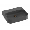 Ravak Umyvadlo Ceramic Slim 55,3x45,2 cm antracit otvor pro baterii uprostřed XJX03155005 Ravak Umyvadlo Ceramic Slim 55,3x45,2 cm antracit otvor pro baterii uprostřed XJX03155005