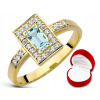 Zlatý prsteň AKVAMARÍN Swarovski pr.585 (Zlatý prsteň AKVAMARÍN Swarovski pr.585) Zlatý prsteň AKVAMARÍN Swarovski pr.585 (Zlatý prsteň AKVAMARÍN Swarovski pr.585)