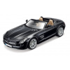 Bburago - Auta HOBBY, Mercedes - Benz SLS AMG Roadster, černá metalíza, 1:32 Bburago - Auta HOBBY, Mercedes - Benz SLS AMG Roadster, černá metalíza, 1:32