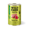 WILD FARM Premium Grain Free Bravčové a Tuniak 400g bezobilninové krmivo pre mačky WILD FARM Premium Grain Free Bravčové a Tuniak 400g bezobilninové krmivo pre mačky