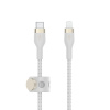 Belkin BOOST CHARGE™ Lightning/USB-C kabel, 2m, bílý - odolný PRO Flex Belkin BOOST CHARGE™ Lightning/USB-C kabel, 2m, bílý - odolný PRO Flex