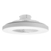 Stropná lampa s ventilátorom a diaľkovým ovládačom, biela farba Stropná lampa s ventilátorom a diaľkovým ovládačom, biela farba