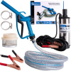 Čerpadlo na olej s 4 m hadicou a pištoľou, 12 V, priemer čerpadla 51 mm, GEKO Čerpadlo na olej s 4 m hadicou a pištoľou, 12 V, priemer čerpadla 51 mm, GEKO
