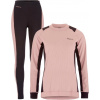 Dámský funkční set CRAFT CORE Dry Baselayer - růžová Velikost: L Dámský funkční set CRAFT CORE Dry Baselayer - růžová Velikost: L