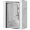 Rea Solar, sprchové dvere s posuvnými dverami 150x195 cm, 6mm číre sklo, čierny profil, REA-K6360 Rea Solar, sprchové dvere s posuvnými dverami 150x195 cm, 6mm číre sklo, čierny profil, REA-K6360
