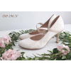 Čipkované svadobné lodičky - svetlo ružové Veľkosť obuvi: 42 Čipkované svadobné lodičky - svetlo ružové Veľkosť obuvi: 42