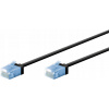 Patch kábel Goobay U/UTP 6a RJ45 / RJ45 3 m čierny Patch kábel Goobay U/UTP 6a RJ45 / RJ45 3 m čierny