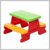 Veselý červený piknikový stôl pre deti K01471 Veselý červený piknikový stôl pre deti K01471