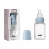 Antikoliková fľaša bez BPA, plastová BIBS 150 ml, Baby blue Antikoliková fľaša bez BPA, plastová BIBS 150 ml, Baby blue