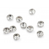 Našívacie šatóny / štras v puzdre / kotlíku Ø6; 7; 8 mm crystal 10ks Našívacie šatóny / štras v puzdre / kotlíku Ø6; 7; 8 mm crystal 10ks
