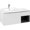VILLEROY & BOCH Subway 3.0 závesná skrinka pod umývadlo (umývadlo vľavo), 2 zásuvky + regálový prvok, s LED osvetlením, 1001 x 516 x 422,5 mm, Pure White, C572L0VF VILLEROY & BOCH Subway 3.0 závesná skrinka pod umývadlo (umývadlo vľavo), 2 zásuvky + regálový prvok, s LED osvetlením, 1001 x 516 x 422,5 mm, Pure White, C572L0VF