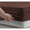 Jersey plachta s gumkou 120/200 cm ECONOMY - bronz Jersey plachta s gumkou 120/200 cm ECONOMY - bronz