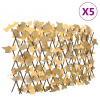 zahrada-XL Rozťahovacia mriežka s umelým javorom oranžová 5 ks 180x60 cm 366595 zahrada-XL Rozťahovacia mriežka s umelým javorom oranžová 5 ks 180x60 cm 366595