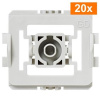 Homematic IP Adaptér Gira Standard, set 20ks - EQ3-ADA-GS-20 EQ3-ADA-GS-20 Homematic IP Adaptér Gira Standard, set 20ks - EQ3-ADA-GS-20 EQ3-ADA-GS-20