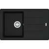 FRANKE Basis BFG 611-78 Fragranit drez s odkvapávacou plochou, obojstranný, horná montáž, 780 x 500 mm, matná čierna, 114.0661.513 FRANKE Basis BFG 611-78 Fragranit drez s odkvapávacou plochou, obojstranný, horná montáž, 780 x 500 mm, matná čierna, 114.0661.513