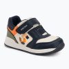 Detské topánky Geox Rishon navy/light orange Detské topánky Geox Rishon navy/light orange
