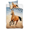 Carbotex Bavlnená posteľná bielizeň Horse Brown Carbotex Bavlnená posteľná bielizeň Horse Brown