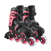 GLOBBER Inline brusle GO SKATES se svítícím předním kolečkem vel. 34-37, černo-růžové GLOBBER Inline brusle GO SKATES se svítícím předním kolečkem vel. 34-37, černo-růžové