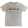 Tričko The Beatles - Candlestock Park Heads, Unisex,Šedá,S Tričko The Beatles - Candlestock Park Heads, Unisex,Šedá,S