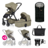PETITE&MARS Kočík kombinovaný ICON 2v1 Mossy Green XXL AIR PETITE&MARS Kočík kombinovaný ICON 2v1 Mossy Green XXL AIR