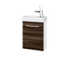 Dreja Skrinka pod umývadlo HOST SZD 40 - N01 Biela lesk / Úchytka T04 / D06 Orech / Pravé Dreja Skrinka pod umývadlo HOST SZD 40 - N01 Biela lesk / Úchytka T04 / D06 Orech / Pravé