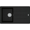 FRANKE Basis BFG 611-86 Fragranit drez s odkvapávacou plochou, obojstranný, horná montáž, 860 x 500 mm, matná čierna, 114.0661.512 FRANKE Basis BFG 611-86 Fragranit drez s odkvapávacou plochou, obojstranný, horná montáž, 860 x 500 mm, matná čierna, 114.0661.512