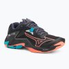 Volejbalová obuv Mizuno Wave Lightning Z8 black/neon flame/peacock blue Volejbalová obuv Mizuno Wave Lightning Z8 black/neon flame/peacock blue