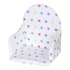 NEW BABY Vložka do drevených jedálenských stoličiek typu Victory biela hviezdy viacfarebné 35x30 biela NEW BABY Vložka do drevených jedálenských stoličiek typu Victory biela hviezdy viacfarebné 35x30 biela