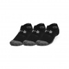 Unisexové ponožky 3-pack Under Armour UA Heatgear UltraLowTab 3pk čier Unisexové ponožky 3-pack Under Armour UA Heatgear UltraLowTab 3pk čier