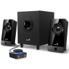 Reproduktory GENIUS SW-2.1 300X/ 2.1/ 10W/ drevený/ čierny 31730041400 Reproduktory GENIUS SW-2.1 300X/ 2.1/ 10W/ drevený/ čierny 31730041400