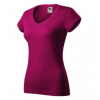MALFINI FIT V-NECK 162 Tričko dámske 1624915 L 49 fuchsia red MALFINI FIT V-NECK 162 Tričko dámske 1624915 L 49 fuchsia red