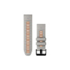 Garmin Silikónový remienok QuickFit 26 - Fog Gray/Ember Orange Garmin Silikónový remienok QuickFit 26 - Fog Gray/Ember Orange
