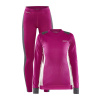 Craft Core Dry Baselayer set dámský Barva: Růžová, Velikost: L Craft Core Dry Baselayer set dámský Barva: Růžová, Velikost: L