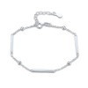 MINET JMAS0303SB16 - MINET Elegantní stříbrný náramek s tyčkami, kuličkami MINET JMAS0303SB16 - MINET Elegantní stříbrný náramek s tyčkami, kuličkami