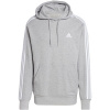 Adidas Essentials French Terry 3-Stripes Hoodie M IC0437 (190302) Black S Adidas Essentials French Terry 3-Stripes Hoodie M IC0437 (190302) Black S