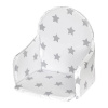 NEW BABY Vložka do drevených jedálenských stoličiek typu Victory biela hviezdičky sivé 35x30 biela NEW BABY Vložka do drevených jedálenských stoličiek typu Victory biela hviezdičky sivé 35x30 biela