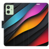 iSaprio Flip Color Waves pro Motorola Moto G54 5G / G54 5G Power Edition n24cw-FLP2-MoG54 iSaprio Flip Color Waves pro Motorola Moto G54 5G / G54 5G Power Edition n24cw-FLP2-MoG54