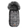 Sensillo Olaf Bag - dots graphite zimný fusak s kožušinkou Sensillo Olaf Bag - dots graphite zimný fusak s kožušinkou