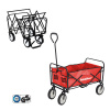 Skladací záhradný plážový vozík červený Skladací záhradný plážový vozík červený