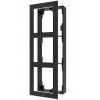 Hikvision DS-KD-ACW3/Black, 3-rámeček interkomu pro povrchovou montáž; černý Hikvision DS-KD-ACW3/Black, 3-rámeček interkomu pro povrchovou montáž; černý