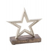 Dekorácie hviezda na podstavci, 20 x 19 x 5 cm Dekorácie hviezda na podstavci, 20 x 19 x 5 cm