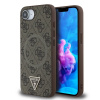 Guess PU 4G Strass Triangle Metal Logo MagSafe zadný kryt pre iPhone 16e Brown Guess PU 4G Strass Triangle Metal Logo MagSafe zadný kryt pre iPhone 16e Brown