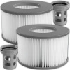 Náhradný filter Memfis 2 ks do bazéna 500 l/h, priemer 10,6 cm Náhradný filter Memfis 2 ks do bazéna 500 l/h, priemer 10,6 cm