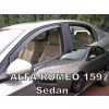 Ofuky plexi Alfa Romeo 159 4D 2011r =>, front+rear Ofuky plexi Alfa Romeo 159 4D 2011r =>, front+rear