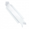 Spojka 90° z Alu 25 mm pre vnútorné rohy - biela Rozmer: 320 mm Spojka 90° z Alu 25 mm pre vnútorné rohy - biela Rozmer: 320 mm