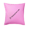 Klarinet nápis - Vankúš 50x50 - 50x50 - Vrátane výplne ( Ružová ) Klarinet nápis - Vankúš 50x50 - 50x50 - Vrátane výplne ( Ružová )