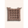 Bavlnený podsedák na kreslo Calma House 40 x 40 x 4 cm hnedá farba VELOUR.40G.MRR ONE SIZE Bavlnený podsedák na kreslo Calma House 40 x 40 x 4 cm hnedá farba VELOUR.40G.MRR ONE SIZE