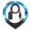 LEUCHTIE Easy Charge USB LED svietiaci obojok ľadovomodrý 55 cm LEUCHTIE Easy Charge USB LED svietiaci obojok ľadovomodrý 55 cm