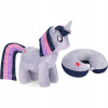Spokey Sparkle 2v1 Detský cestovný vankúšik a plyšová hračka v jednom jednorožec 30cm Spokey Sparkle 2v1 Detský cestovný vankúšik a plyšová hračka v jednom jednorožec 30cm